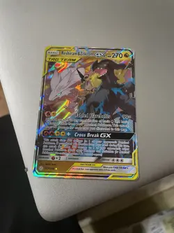 Pokemon TCG Reshiram & Zekrom GX 157/236 Cosmic Eclipse Ultra Rare S&M - Image 1
