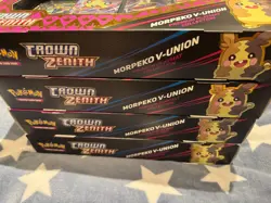 Pokemon Crown Zenith Morpeko V-Union Premium Playmat Collection SEALED - Image 4