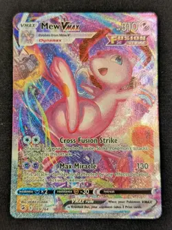 Pokemon TCG Mew VMAX 269/264 Alternate Art Secret Fusion Strike NM - Image 1