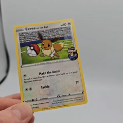 Eevee on the Ball 002/005 - Futsal Promo - Unsealed - Near Mint NM - Pokemon TCG - Image 2
