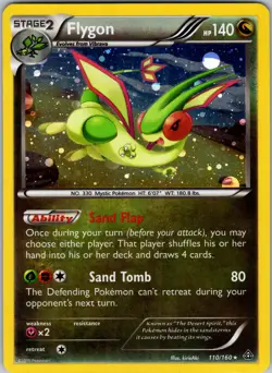 Flygon 110/160 XY - Primal Clash Holo Pokemon TCG NM - Image 1