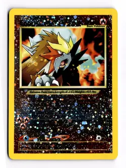 Pokemon TCG 2001 Entei 34/53 WOTC Black Star Promo Reverse Holo Near Mint - Image 1