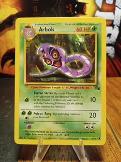 1999 Pokemon Fossil Arbok #31 VLP - Image 1