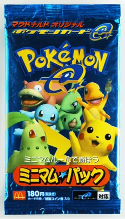 McDonalds 2002 Pokemon e MINIMUM PACK Booster Pack Sealed Japanese - Image 1
