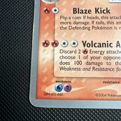 Pokemon Blaziken Ex World Championship 2004 Chris Fulop Non-Holo Rare 89/95 - Image 5