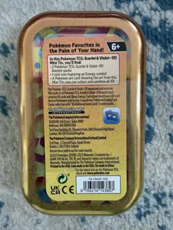 Pokemon TCG Scarlet & Violet 151 Arcanine And Omanyte Mini Tin NEW SEALED - Image 2