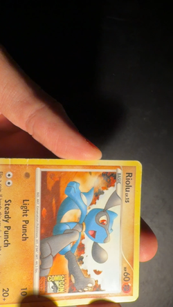 Riolu 91/127 Pokemon San Diego Comic Con Exclusive Promo - HP/Damaged - Image 2