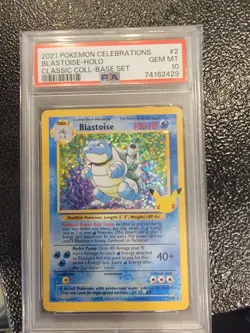 2021 Pokemon Celebrations Charizard Blastoise Venusaur Classic Base Set PSA 10 - Image 5