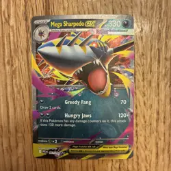 Mega Sharpedo EX 061/094 - Ultra Rare - Pokemon TCG: Phantasmal Flames - NM - Image 1