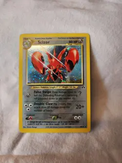 Scizor 10/75 Neo Discovery Holo LP Pokemon TCG - Image 1