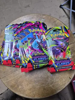 18 Sleeved Pokemon TCG Phantasmal Flames Booster Packs! - Image 1