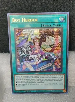 Yu-Gi-Oh! Bot Herder *PRISMATIC SECRET RARE* MP25-EN149 1st Edition NM/M - Image 1