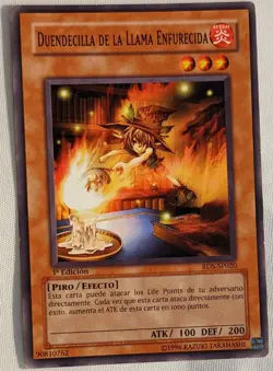 Yu-Gi-Oh! TCG:Duendecilla De La Llama Enfurecida:RDS-SP020:Common:1st Edicion - Image 1