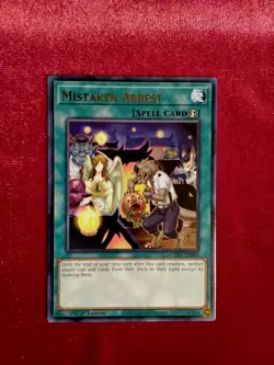 Yu-Gi-Oh! - Mistaken Arrest MAGO-EN080 1st Edition Maximum Gold - Unplayed Mint+ - Image 1