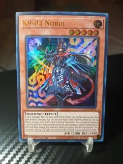 K9-04 Noroi DOOD-EN025 Ultra Rare 1st Edition Yugioh TCG NM - Image 1