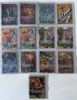 One Piece TCG OP-13 Alternative Art & MIX SEC Bundle - 13 Cards -All NM-ENGLISH - Image 1