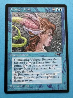 Thought Lash LP Alliances 1996 Rare Magic the Gathering Card - Image 1