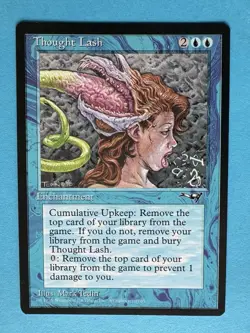 Thought Lash LP Alliances 1996 Rare Magic the Gathering Card - Image 3