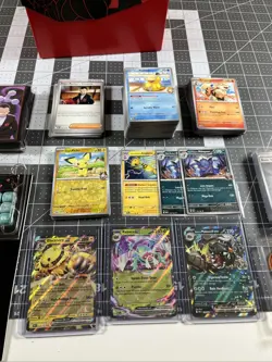 OPENED Destined Rivals Open ETB Bulk Lot Of 200 Cards With Ex and Reverse Foils - Image 3