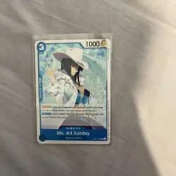 OP01-079 Ms. All Sunday Rare English One Piece TCG Card Romance Dawn - Image 1