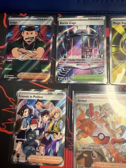 Lot of 13 Full Art and More Trainer Pokemon Cards Near Mint Condition See Pics - Image 2
