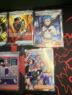 Lot of 13 Full Art and More Trainer Pokemon Cards Near Mint Condition See Pics - Image 4