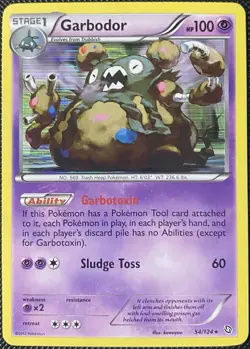 Garbodor 54/124 Dragons Exalted Holo - Pokemon Card - Image 1