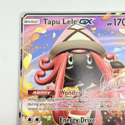 Pokemon TCG TAPU LELE GX 60/145 Ultra Rare 2017 World Championships LP Card (2) - Image 3