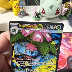 Mega Venusaur Ex Ultra Rare Mega Evolution 155/132 Pokemon Card NM - Image 2