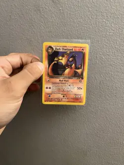Pokemon Dark Charizard TCG Non-Holo Rare Card 21/82 LP/MP Condition - Image 1