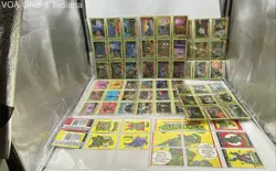 Lot Of 1989 Teenage Mutant Turtles TMNT Trading Cards + 2 Wax Pack Covers - Image 1