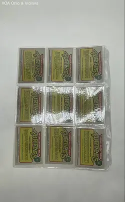 Lot Of 1989 Teenage Mutant Turtles TMNT Trading Cards + 2 Wax Pack Covers - Image 4
