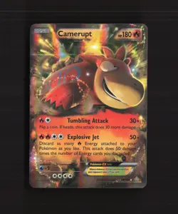 Camerupt EX 29/160 Primal Clash Ultra Rare Holo Pokemon Card NM - Image 1