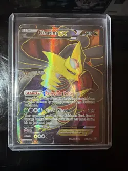Pokemon Giratina-EX TCG Full Art Holo Ultra Rare Card Ancient Origins 93/98 LP - Image 1
