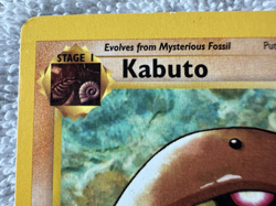 1999 Pokemon Fossil Set 1st Edition Kabuto Card 50/62 MP - Image 3
