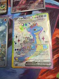 Lot Of 4 Stellar Crown Pokemon Cards Full Art And More All Near Mint - Image 4