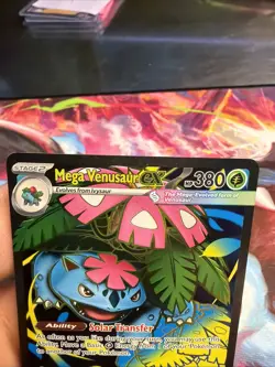 Mega Venusaur Ex 155/132 Pokemon Card Full Art Ultra Rare Secret Rare NM - Image 2