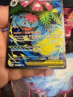 Mega Venusaur Ex 155/132 Pokemon Card Full Art Ultra Rare Secret Rare NM - Image 3