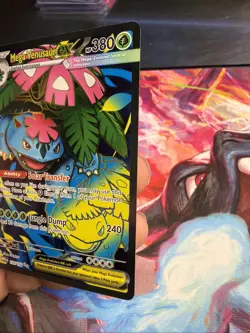 Mega Venusaur Ex 155/132 Pokemon Card Full Art Ultra Rare Secret Rare NM - Image 4