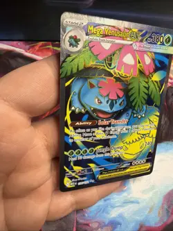 Mega Venusaur Ex 155/132 Pokemon Card Full Art Ultra Rare Secret Rare NM - Image 5