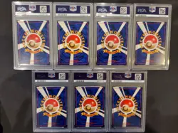 Lot of 7 PSA 9 Japanese Rocket Pokemon Cards - Image 2