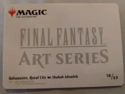 MTH Rabanastre, Royal City Art Card - Art Series: FINAL FANTASY 18/53 Gold Stamp - Image 2
