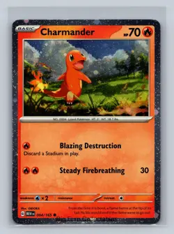 Charmander - (Cosmos Holo) Promo Miscellaneous Cards & Products 004/165 NM Free - Image 1