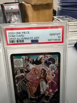 2024 One Piece DON!! Card OP07-Alternate Art 500 Years in the Future PSA 10 - Image 3