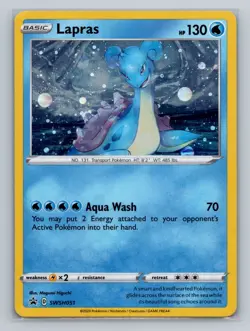 Pokemon SWSH: Sword & Shield Promo Cards #SWSH051 Lapras Promo - Image 1