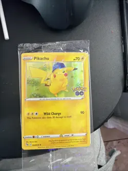 2022 Pokemon GO Pikachu Holo Promo Card 028/078 New Sealed - Image 1