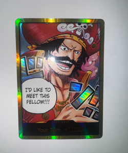 DON !! Card Gold (Gol.D.Roger) Carrying on His Will - ONE PIECE English - Image 1