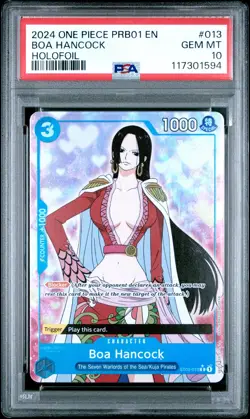 2024 ONE PIECE PRB01-PREM BOOSTER -ONE PIECE CARD THE BEST- BOA HANCOCK PSA 10 - Image 1