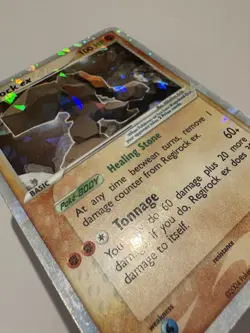 Regirock 98/101 EX Hidden Legends Shattered Ice Pokemon Card MP - Image 4