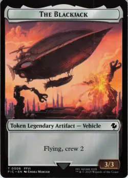 The Blackjack // The Monarch Double-Sided Token T Commander: FINAL FANTASY 8 // - Image 2